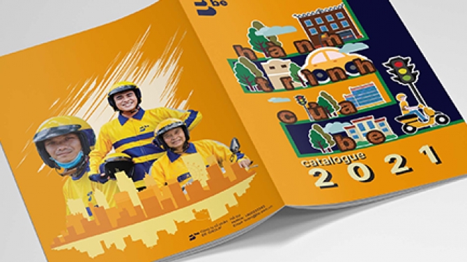 Catologue & brochure xe &ocirc;m c&ocirc;ng nghệ Be