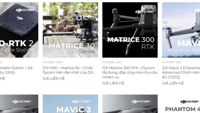 Website DJI
