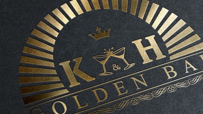 THIẾT KẾ LOGO GOLDEN BAR T&Acirc;Y HỒ