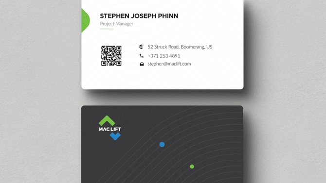 Thiết kế Business card Maclift