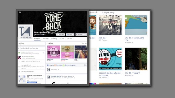 Admin Fanpage Thư viện ảnh b&igrave;a