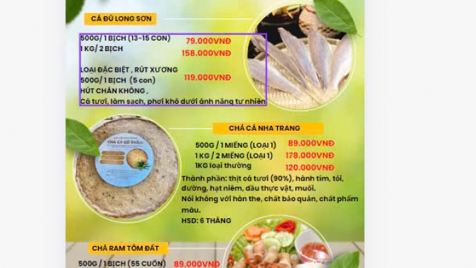 poster quảng c&aacute;o sản phẩm đặc sản