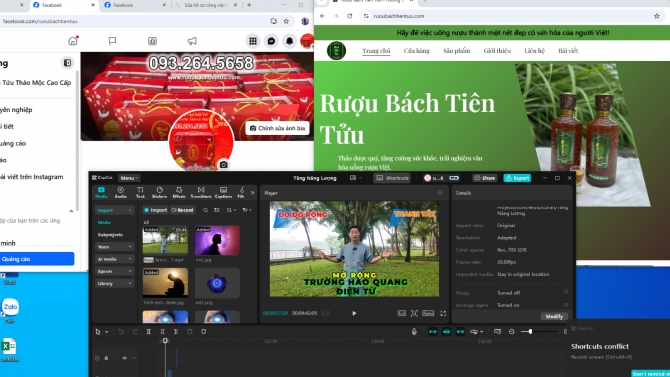l&agrave;m video, web, Fanpage...