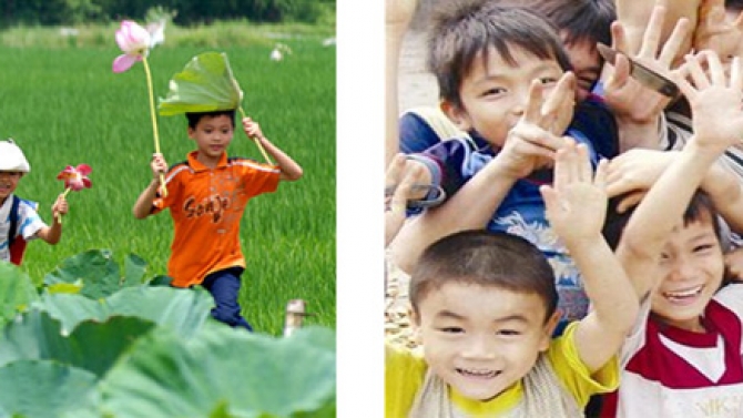 viết kịch bản chương tr&igrave;nh truyền h&igrave;nh thực tế "Nụ cười tuổi thơ"