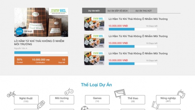 Thiết kế trang chủ website