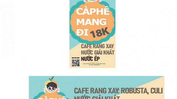 Chợ nhỏ project-banner cafe mang đi