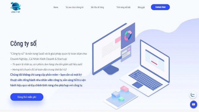 C&ocirc;ngTySo &ndash; SaaS Platform for Enterprise Management