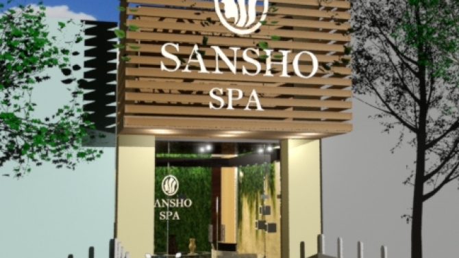 Thiết kế mặt dựng spa