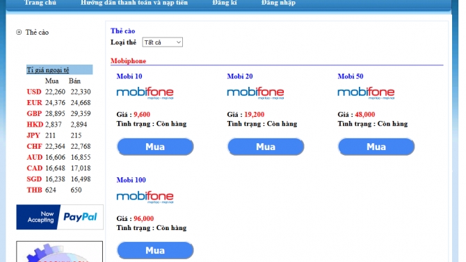 website viết bằng PHP CodeIgnitor