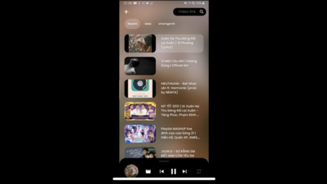Ứng dụng Download v&agrave; nghe nhạc Youtube theo Playlist