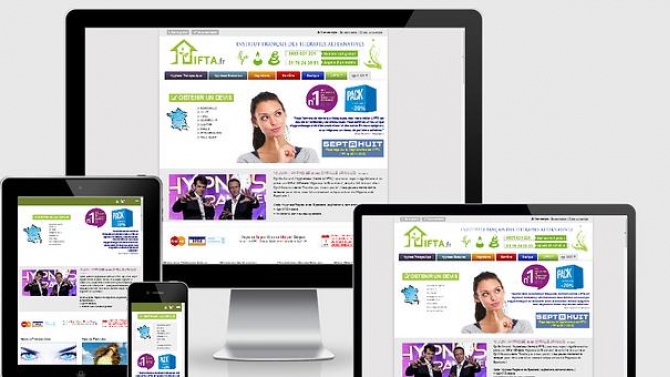 Website th&ocirc;ng tin, b&aacute;n h&agrave;ng cho IFTA ở Paris