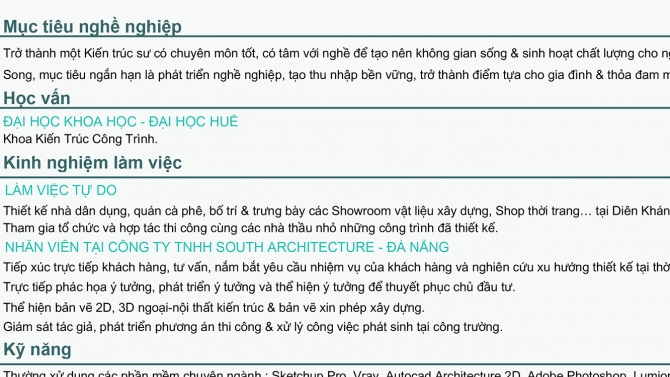 Huynh Trung Kien - Profile