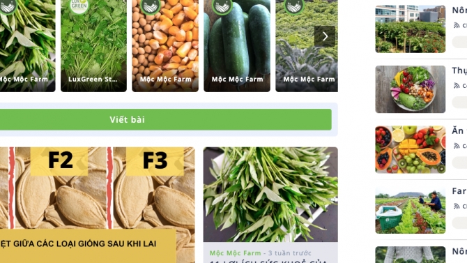 X&acirc;y dựng website mạng x&atilde; hội t&iacute;ch hợp blog về n&ocirc;ng nghiệp sạch TUCTAC.VN
