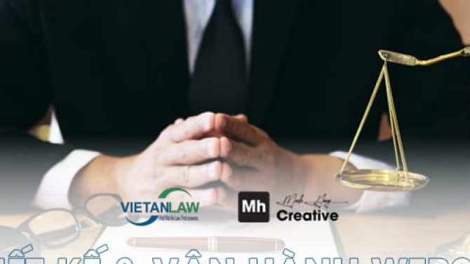 Thiết kế & vận h&agrave;nh website Luật Việt An