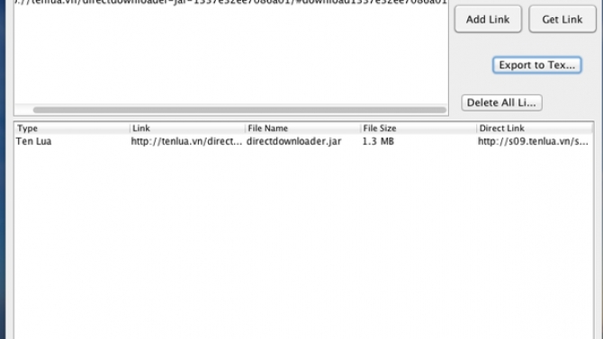 C&ocirc;ng cụ Get link file/folder Mediafire, tenlua.vn h&agrave;ng loạt