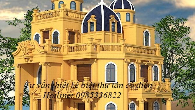 Biệt thự t&acirc;n cổ điển