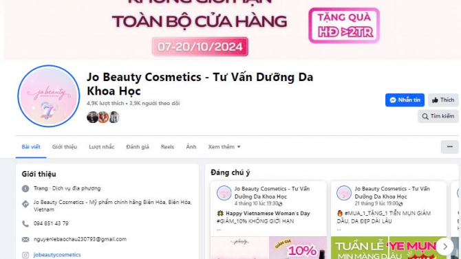 Jo Beauty Cosmetics