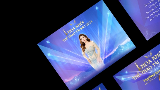 Thiết kế Profile v&agrave; Thư mời cho cuộc thi Hoa Kh&ocirc;i Thể Thao T&agrave;i Sắc