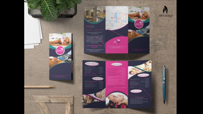 Thiết kế brochure spa