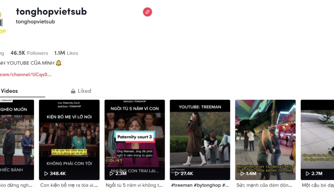 Quảng c&aacute;o qua k&ecirc;nh Tiktok