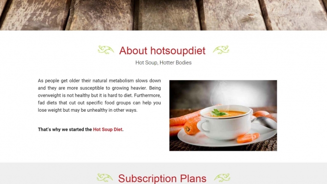 HOT SOUP DIET