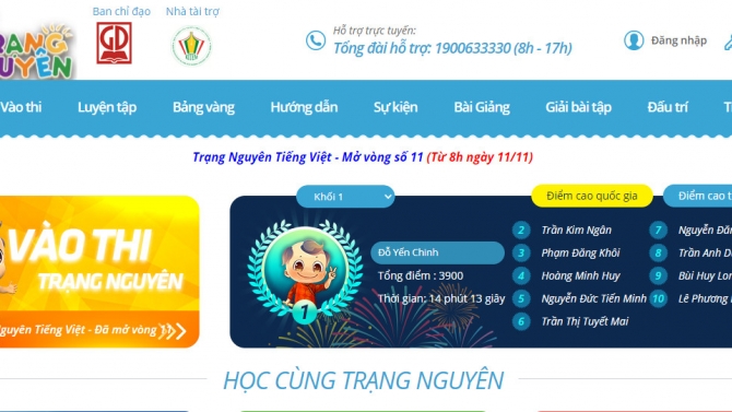 Hệ thống học thi trực tuyến