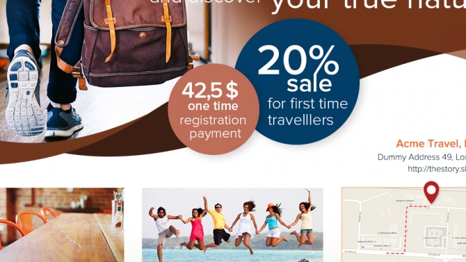 Thiết kế flyer cho Acme