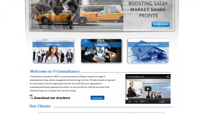 Web giới thiệu c&ocirc;ng cty