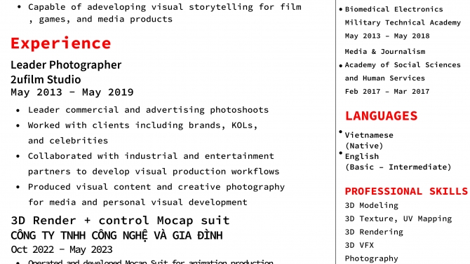Curriculum Vitae