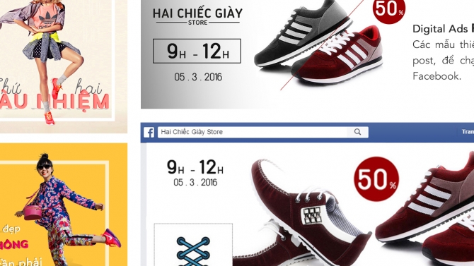 Thiết kế post fb sản phẩm thời trang