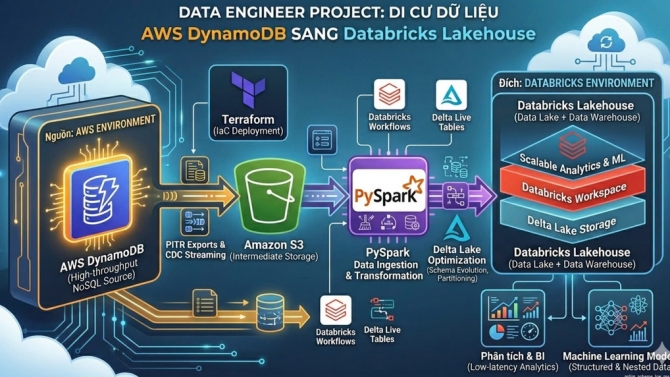 Migrate hệ thống dữ liệu sang Databricks