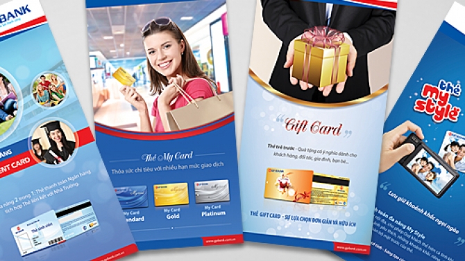 Thiết kế tờ rơi GP Bank