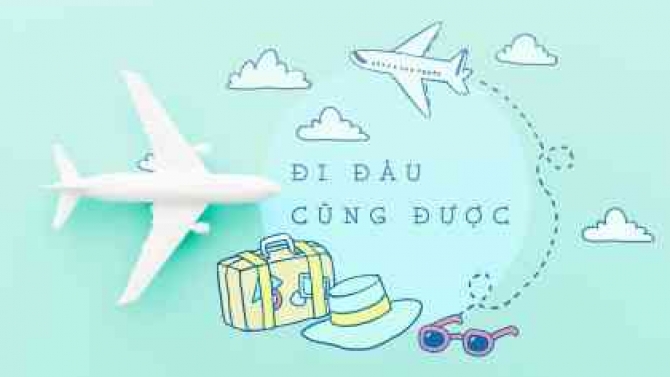 Fanpage Đi đ&acirc;u cũng được (logo, content, h&igrave;nh ảnh,...)