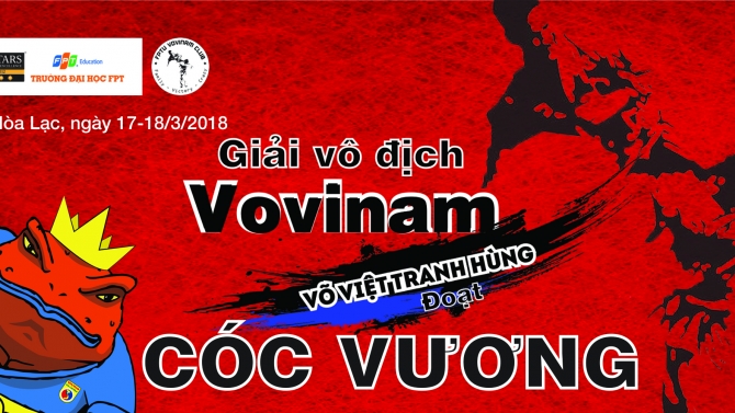 Thi&ecirc;́t k&ecirc;́ logo, banner, backdrop cho sự ki&ecirc;̣n Cóc Vương 2018 ĐH FPT