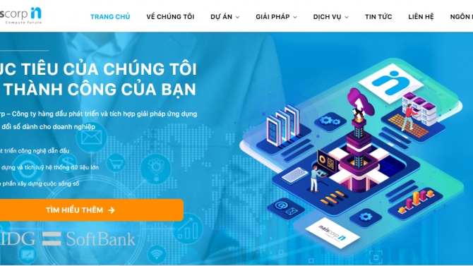 Thiết kế website Naiscorp