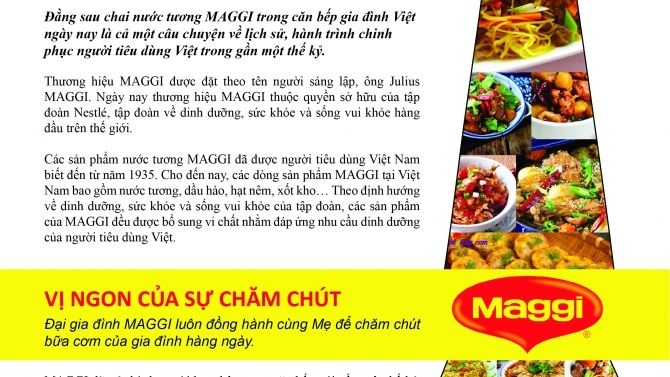 Thiết kế Flyer Nước tương MAGGI