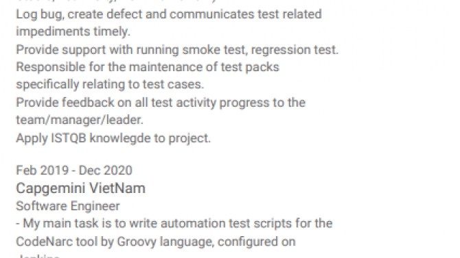 Automation for project