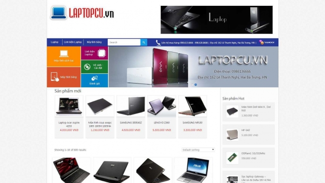 Website laptopcu