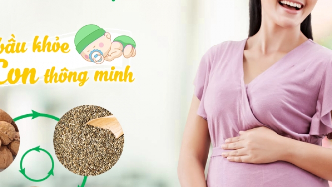 Banner FB về dinh dưỡng mẹ bầu