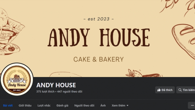 Viết content cho Fanpage ANDY HOUSE