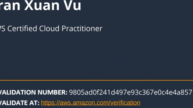 AWS Cloud Practitioner