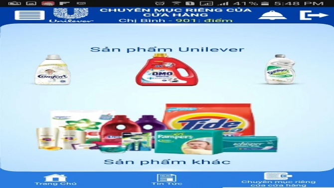Code app unilever