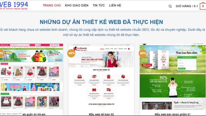 Thiết kế website đủ c&aacute;ch ng&agrave;nh nghề lĩnh vực