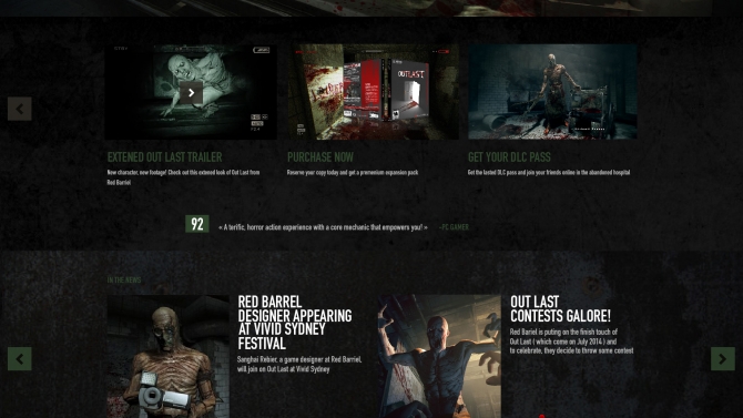 Website template - OutLast