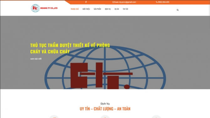 Hệ thống giới thiệu dịch vụ PCCC