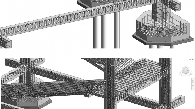 Triển khai M&ocirc; h&igrave;nh 3D Kết Cấu bằng REVIT Structure