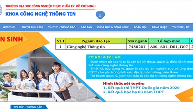 Thiết kế website cho trường