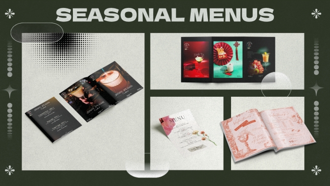 SEASONAL MENU Cocktails Bar