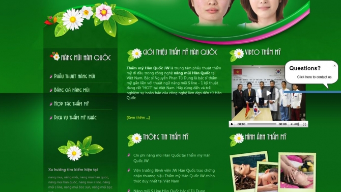 N&acirc;ng mũi H&agrave;n Quốc