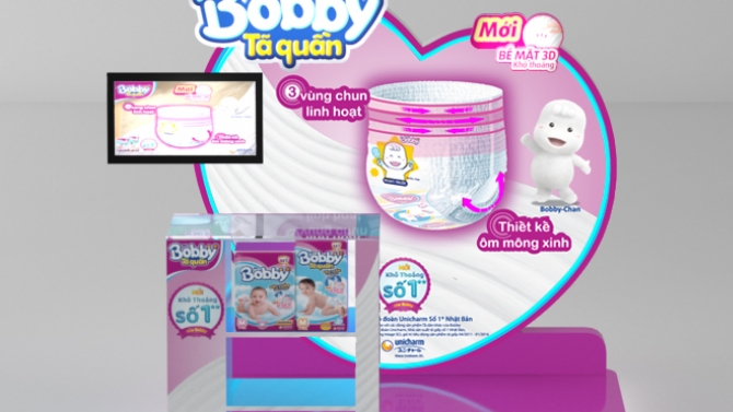 Unicharm-Bobby_Thiết kế 2D - 3D